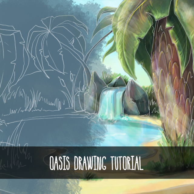 Tutorial Picsart Drawing | drawing tutorial how to use picsart to draw a desert oasis Tutorial Picsart Drawing | drawing tutorial how to use picsart to draw a desert oasis