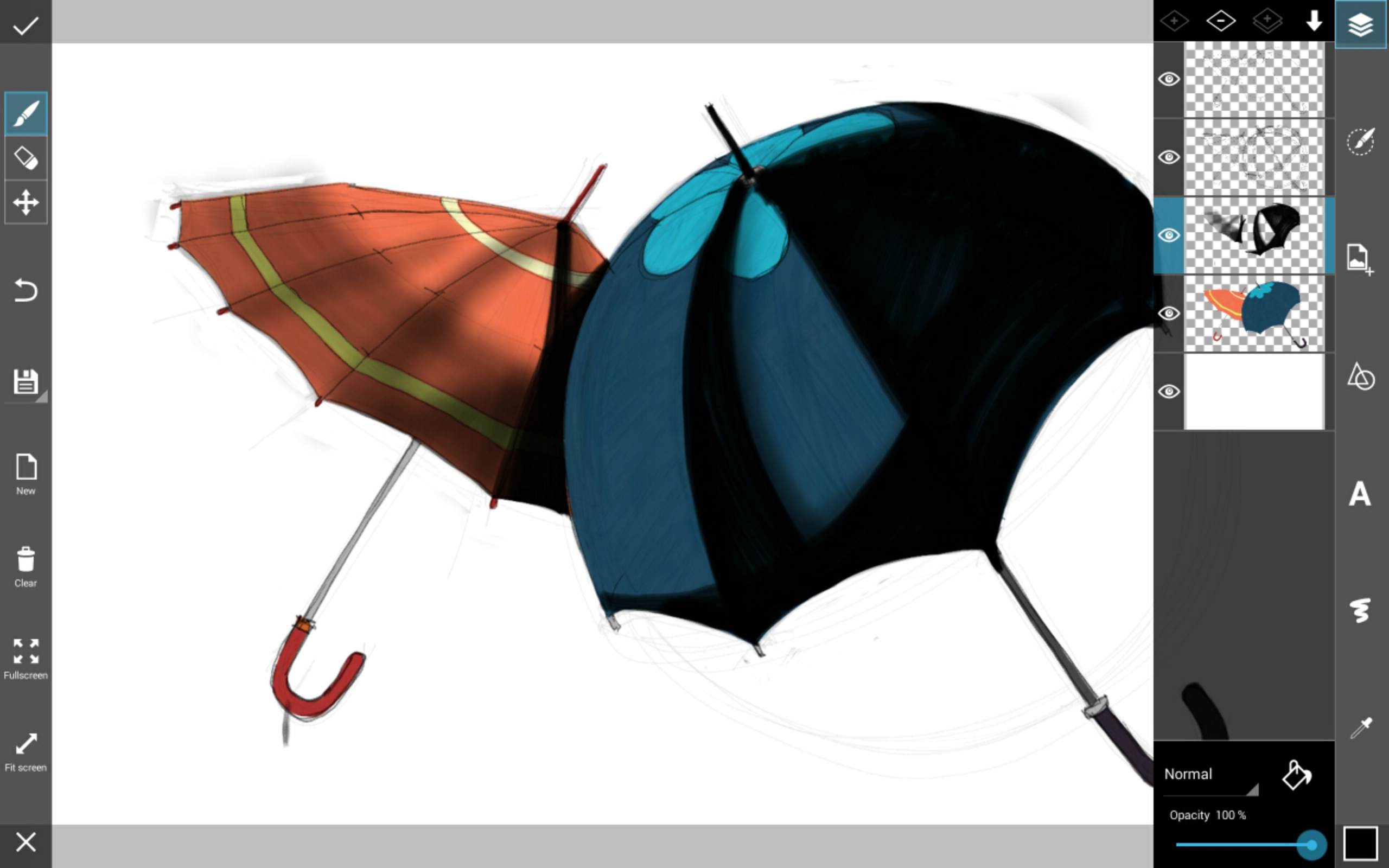 Step by Step Tutorial on How to Draw an Umbrella - Create + Discover