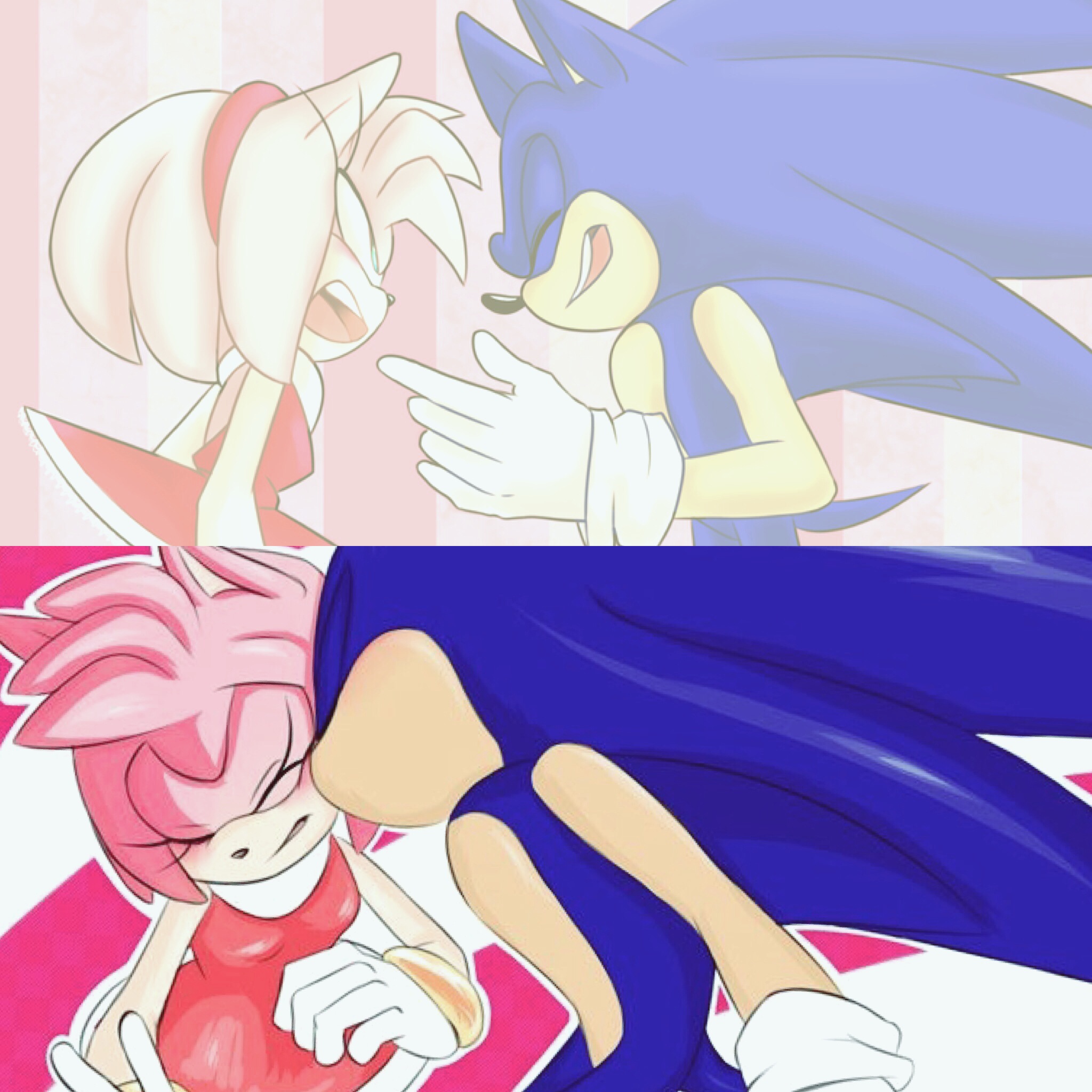 This visual is about sonamy I find this really cute. 💕💗💕 #sonamy.