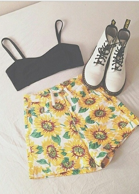 dr martens sunflowers